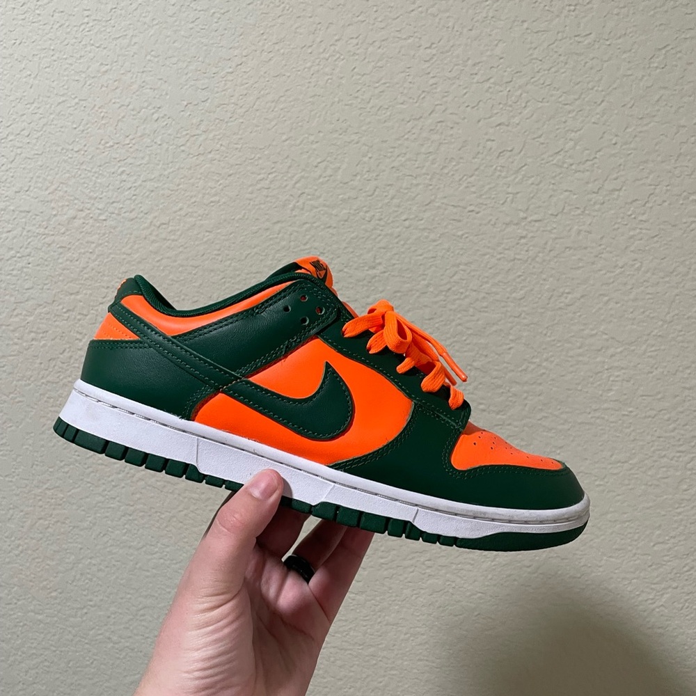 Nike Green and Orange Sneakers